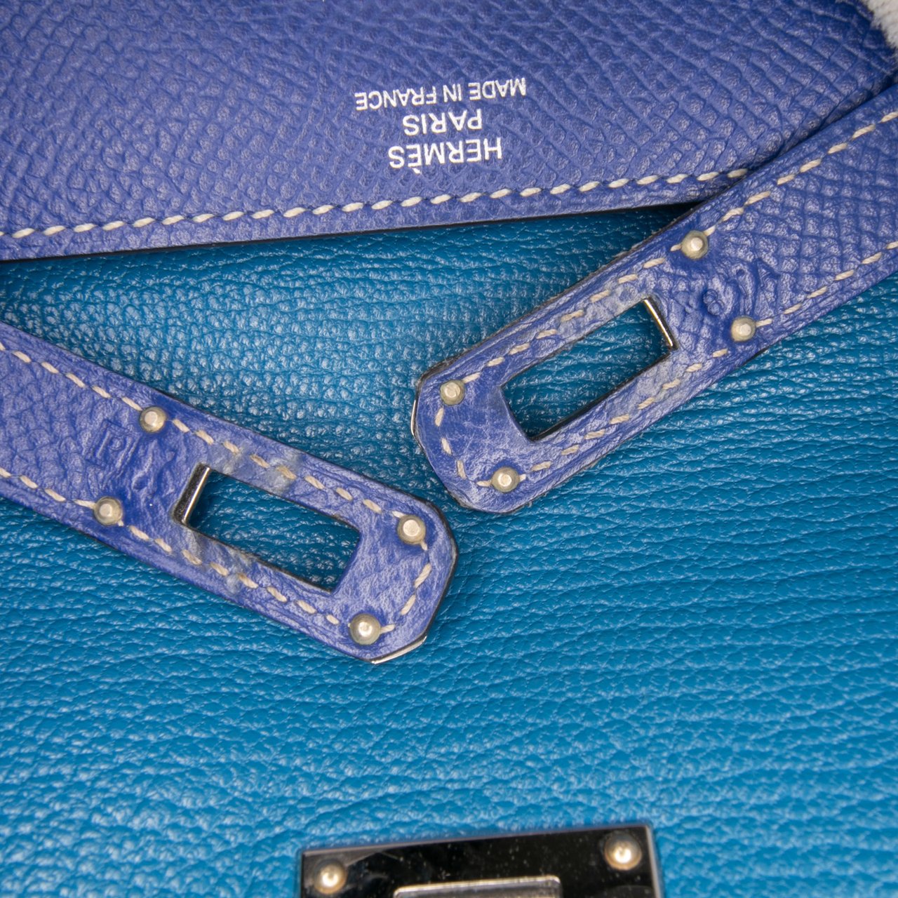 Hermès Epsom Kelly Longue Wallet Blauw