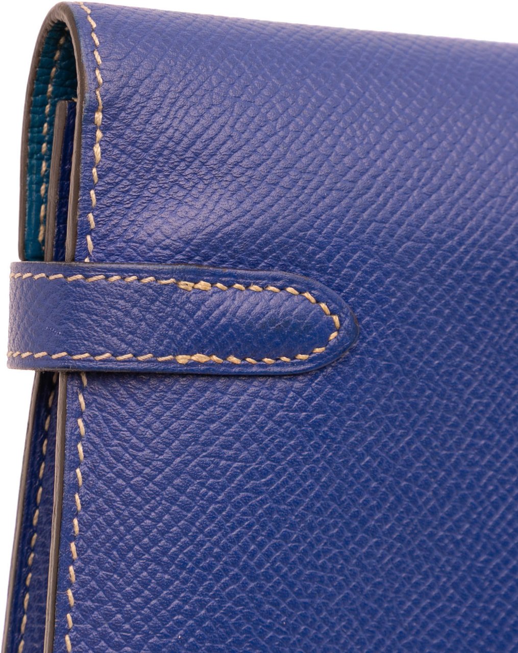 Hermès Epsom Kelly Longue Wallet Blauw