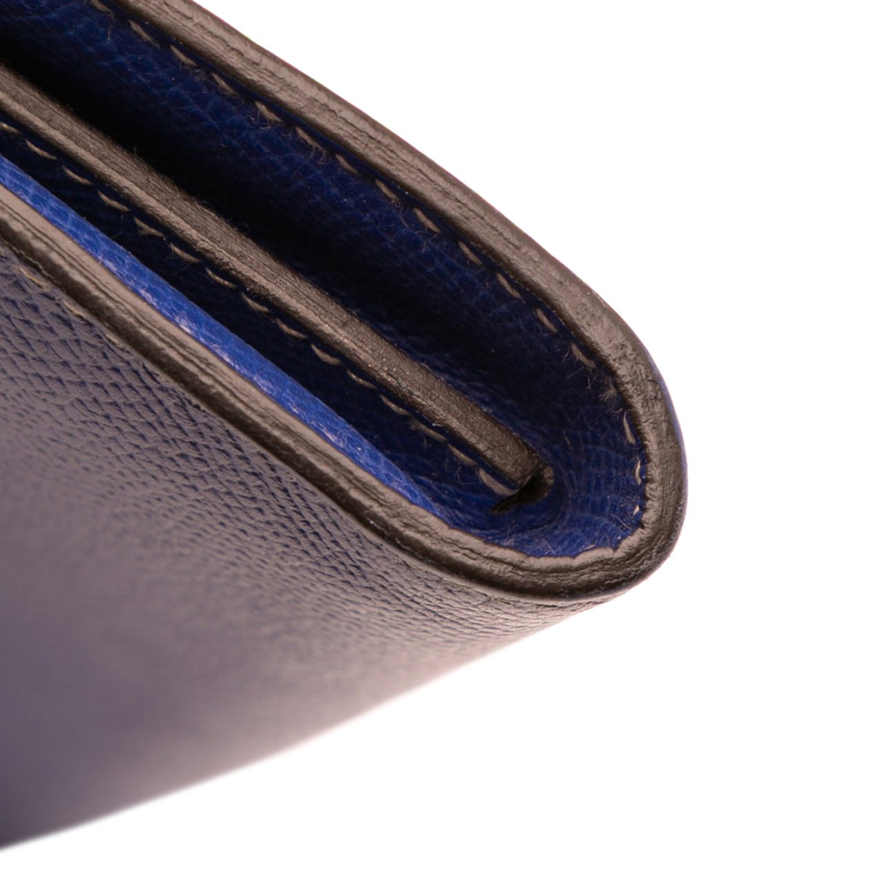 Hermès Epsom Kelly Longue Wallet Blauw