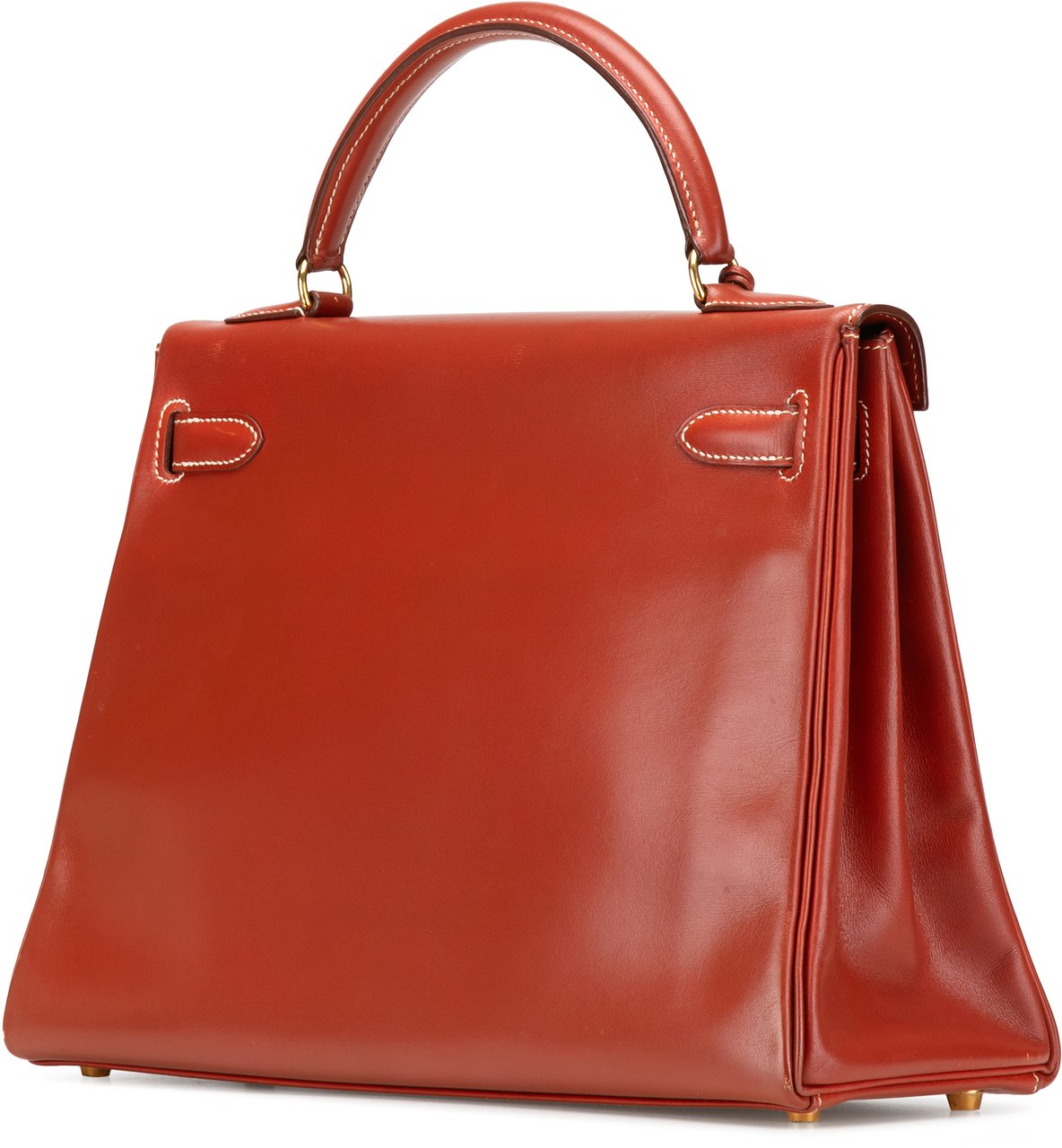Hermès Box Calf Kelly Retourne 32 Rood