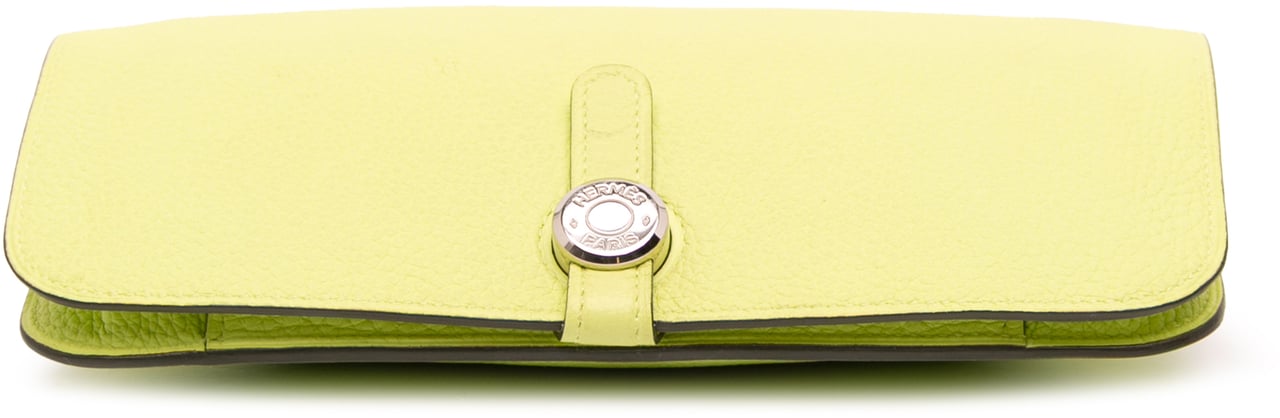 Hermès Togo Dogon Duo Wallet GM Geel