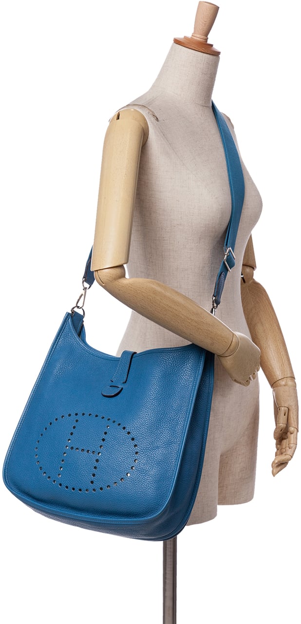 Hermès Clemence Evelyne III 33 Blauw