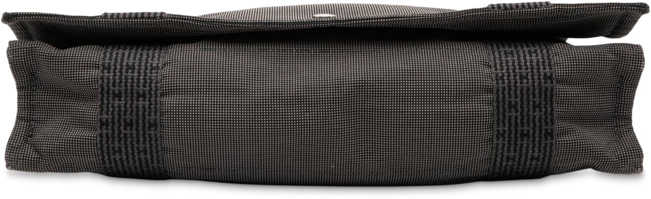 Hermès Canvas Herline Besace MM Grijs