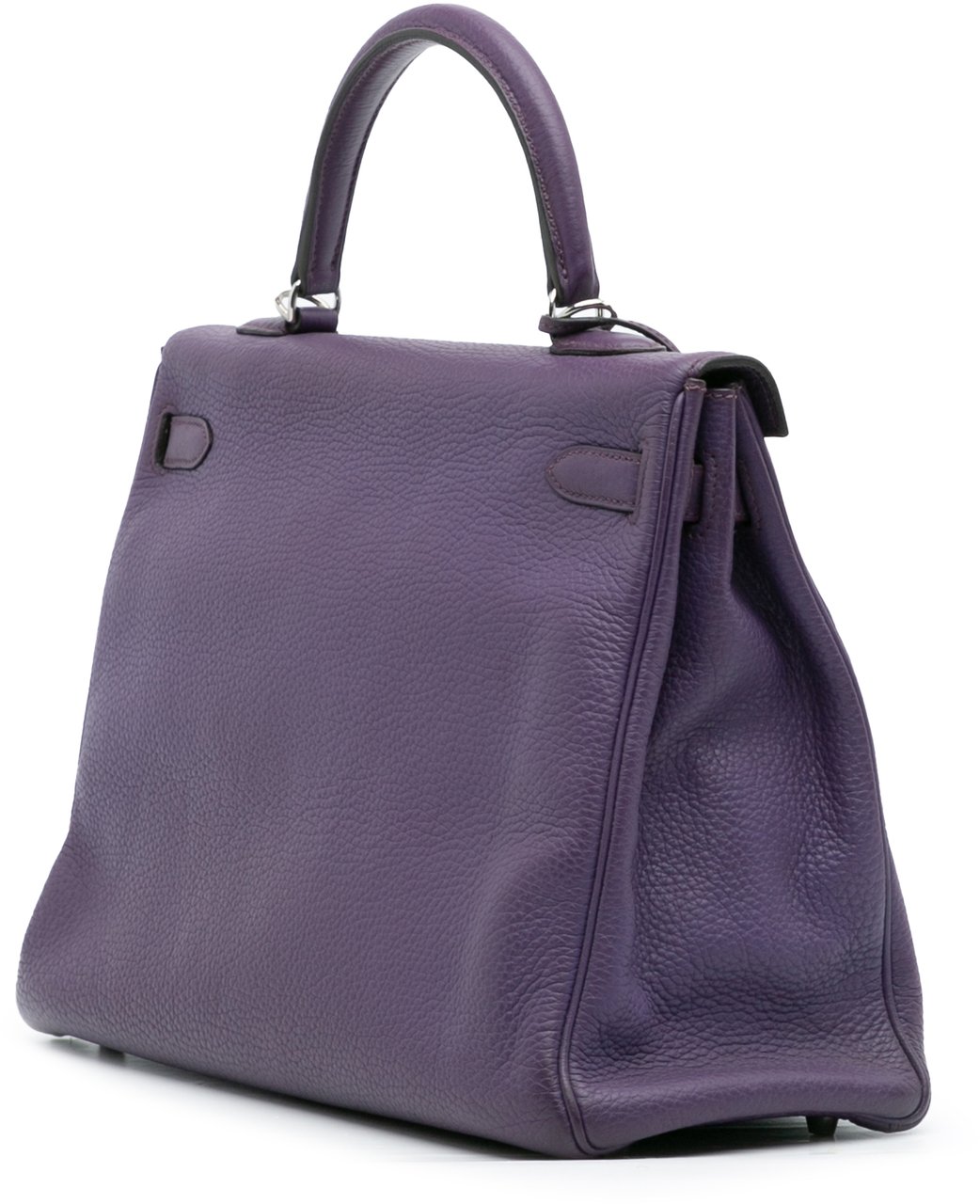 Hermès Togo Kelly II Retourne 35 Paars