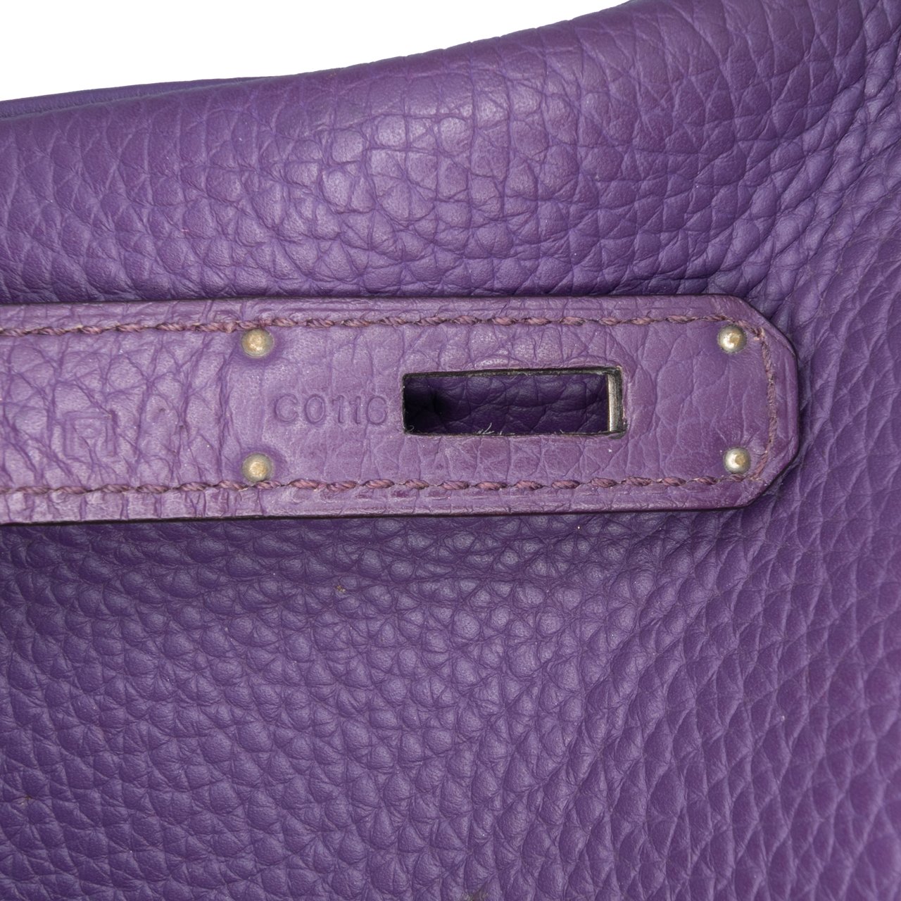 Hermès Togo Kelly II Retourne 35 Paars