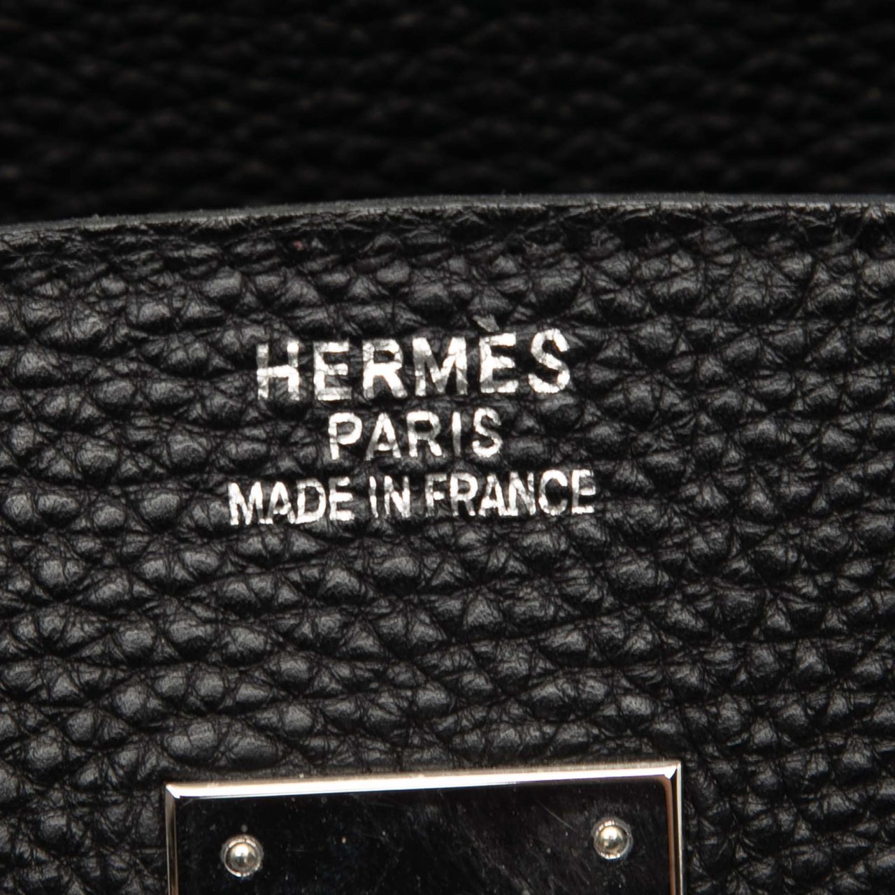 Hermès Togo Birkin Retourne 35 Zwart