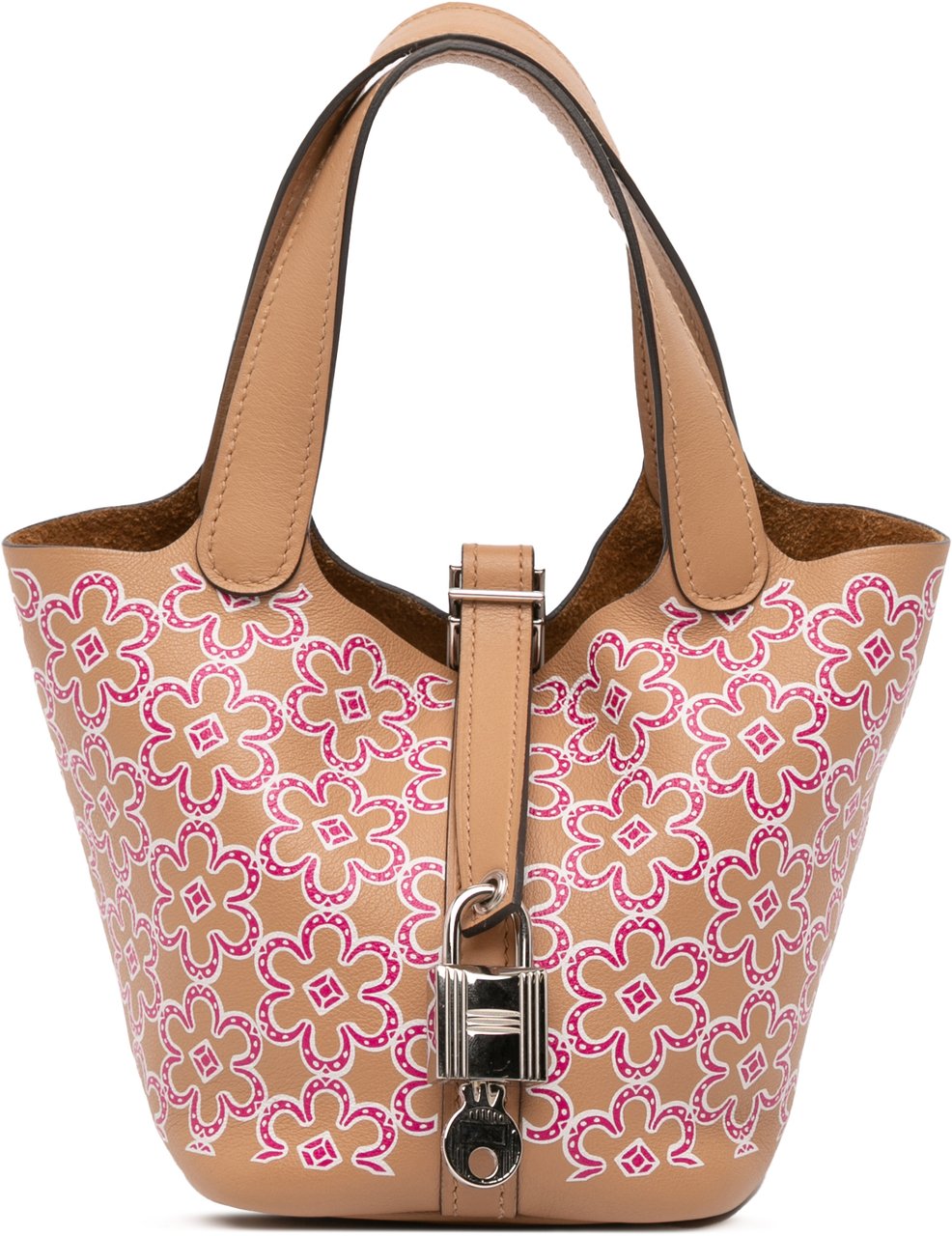 Hermès Micro Swift Lucky Daisy Picotin Lock 14 Bruin