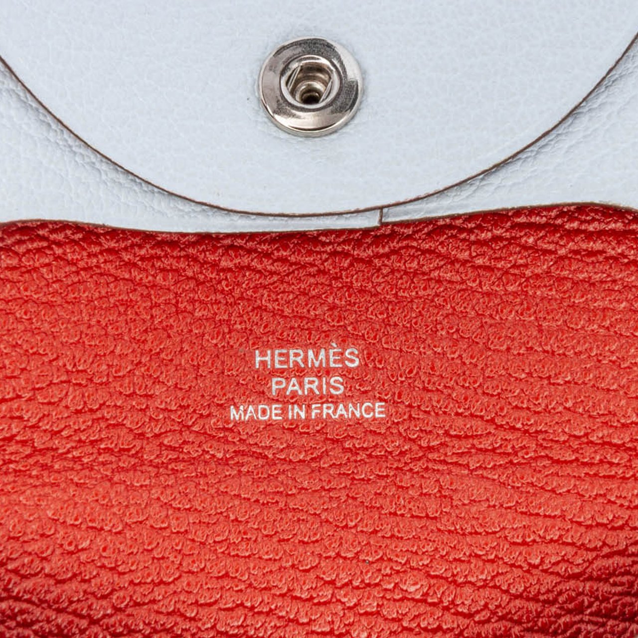Hermès Chevre Mysore Bastia Coin Pouch Wit