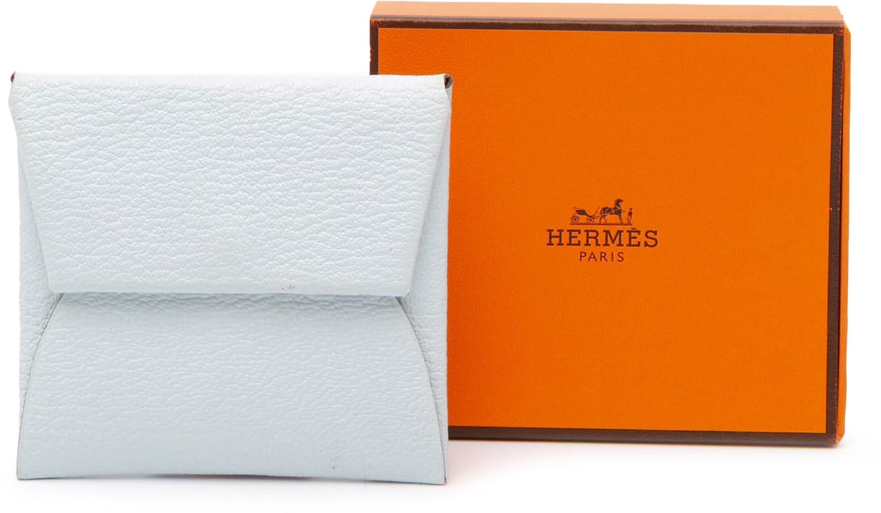 Hermès Chevre Mysore Bastia Coin Pouch Wit