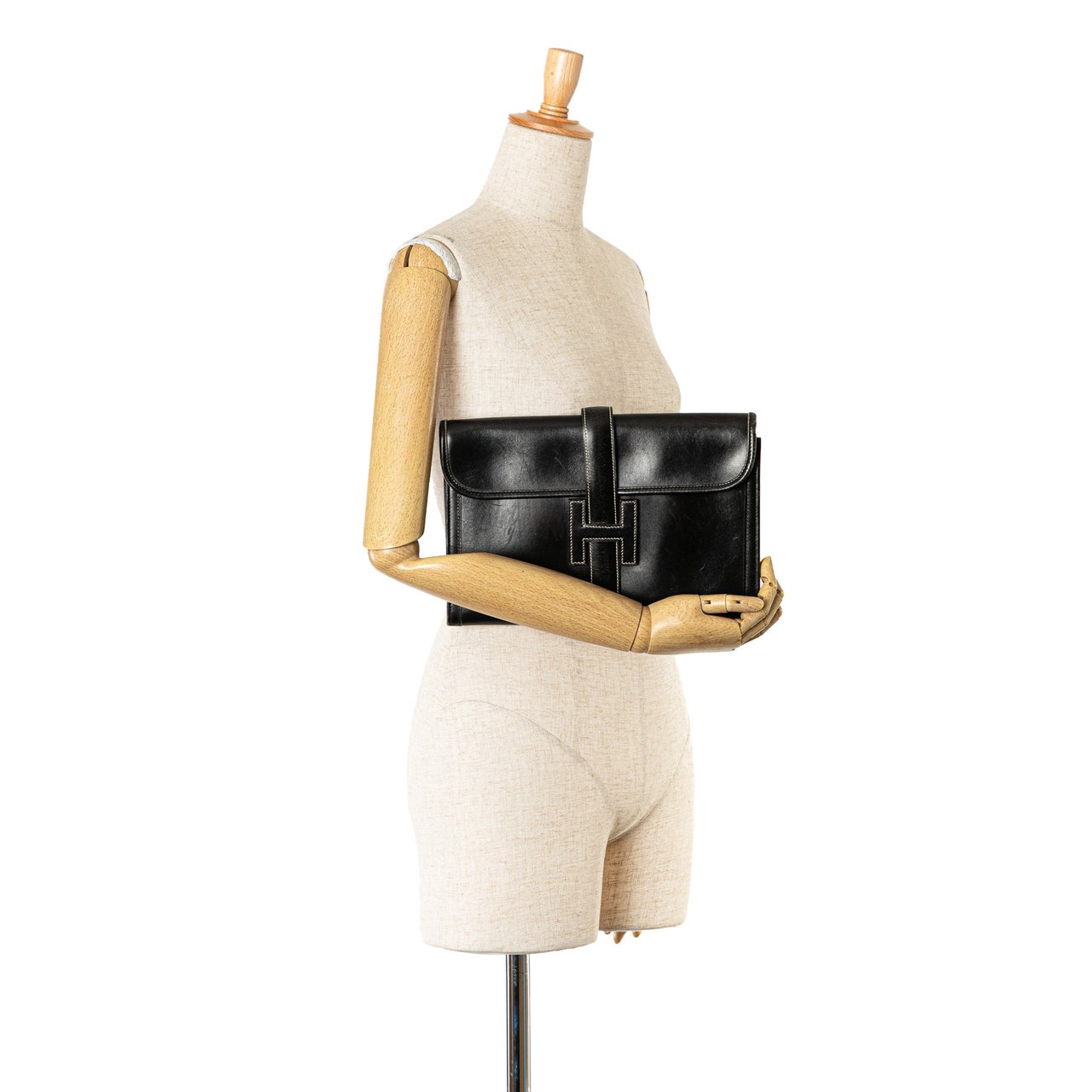 Hermès Box Calf Jige 29 Zwart