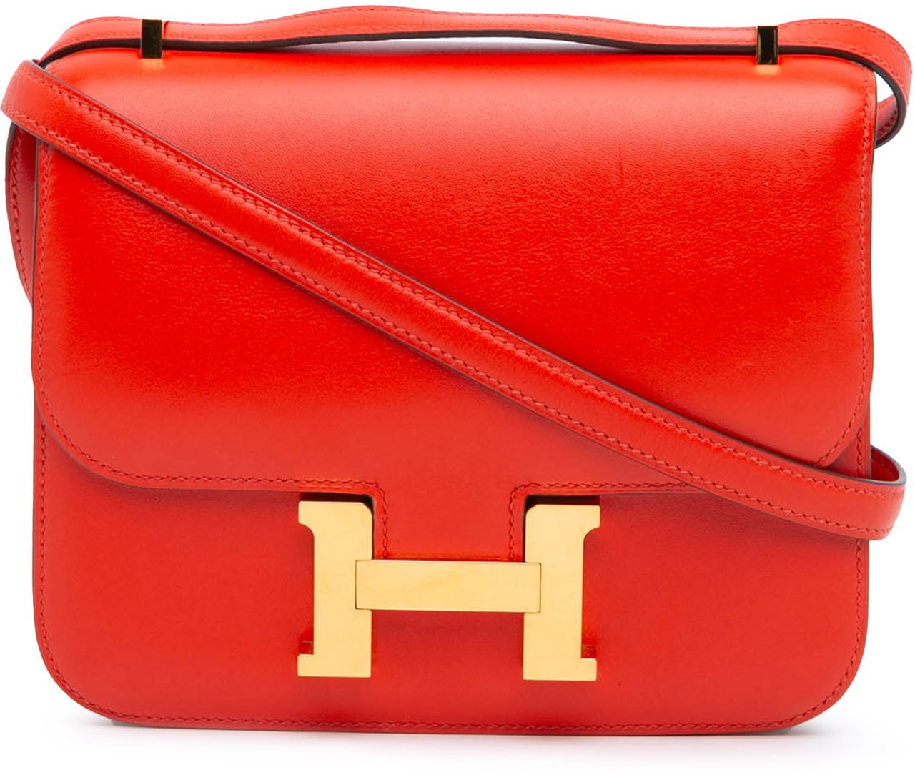 Hermès Mini Tadelakt Constance 18 Rood