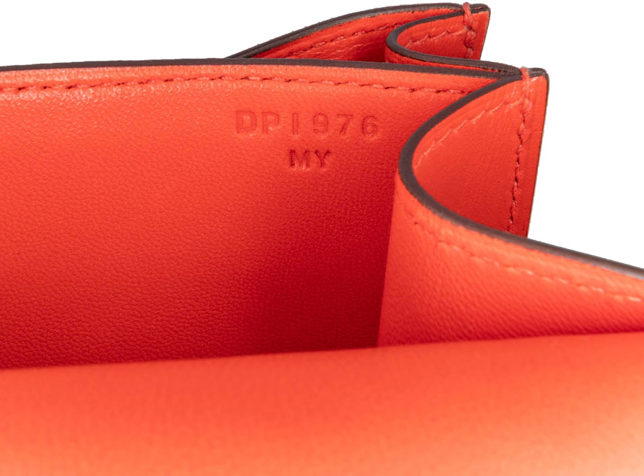 Hermès Mini Tadelakt Constance 18 Rood