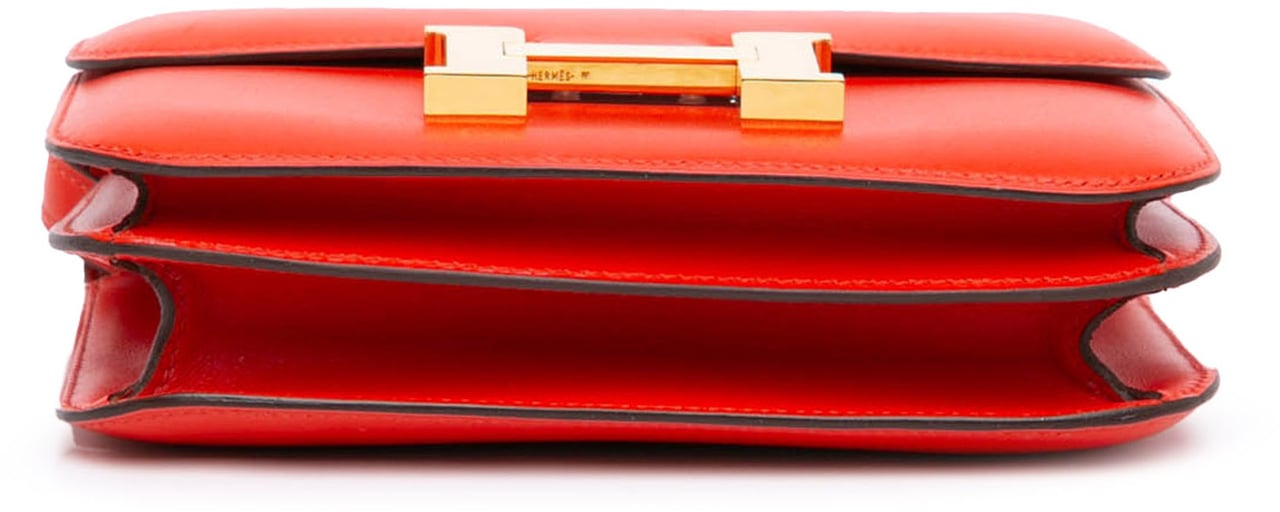 Hermès Mini Tadelakt Constance 18 Rood