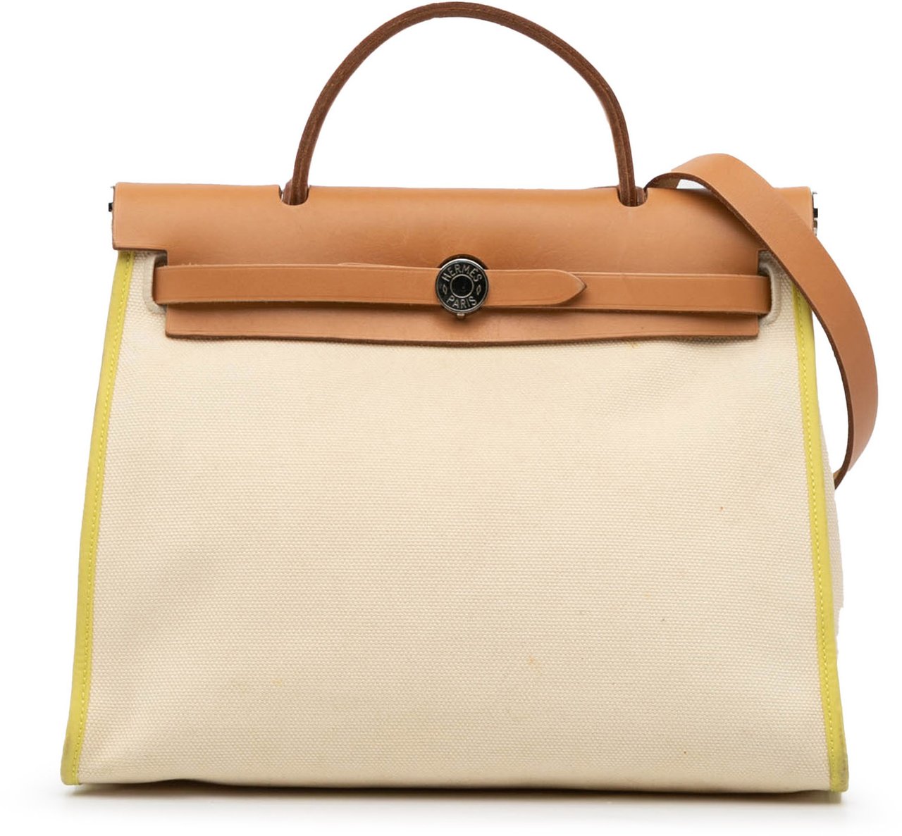 Hermès Toile Herbag Zip 31 Bruin