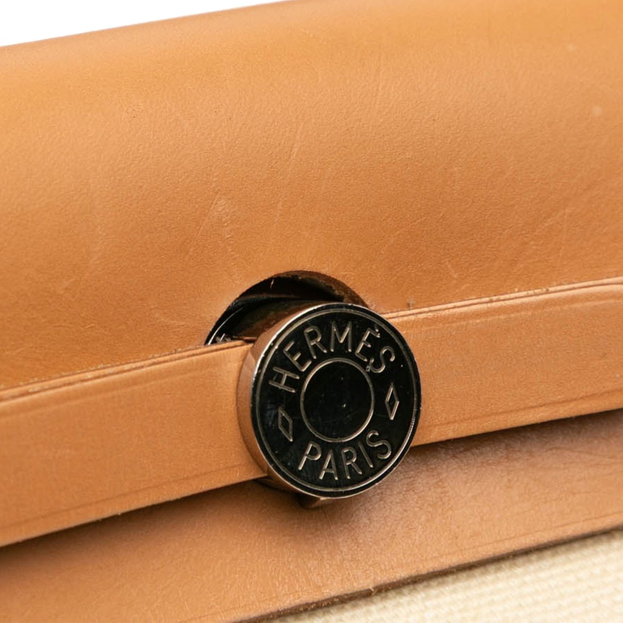 Hermès Toile Herbag Zip 31 Bruin