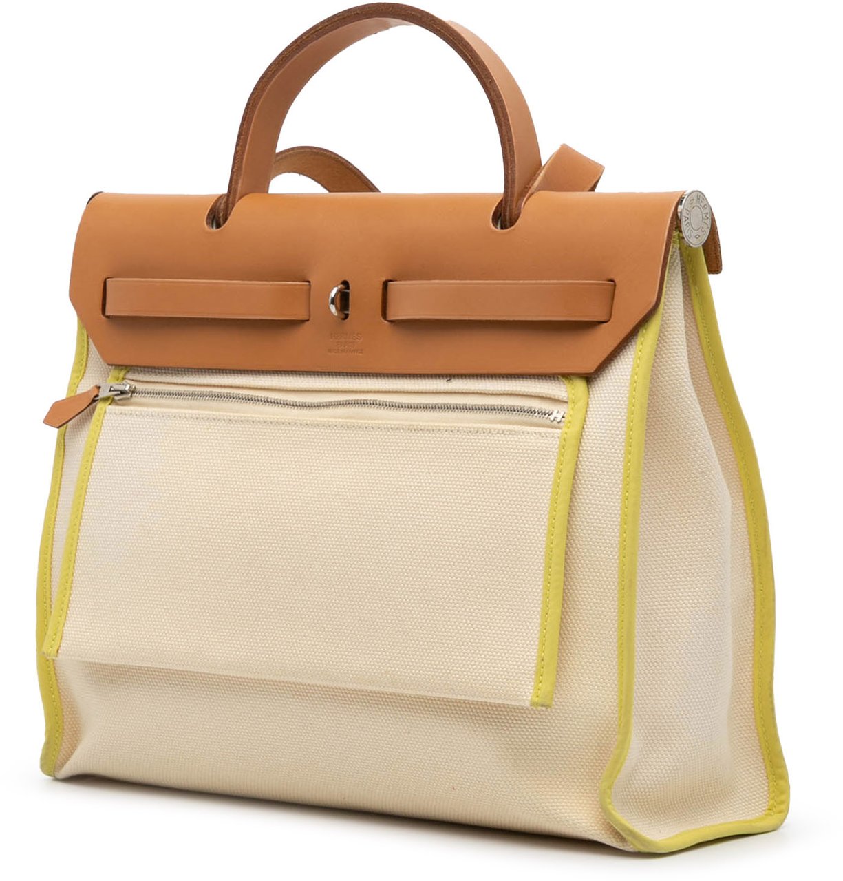 Hermès Toile Herbag Zip 31 Bruin