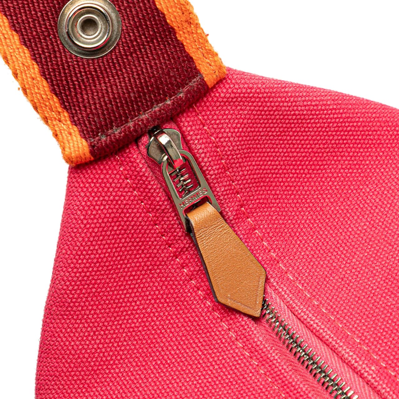 Hermès Small Toile Bride A Brac Case Roze