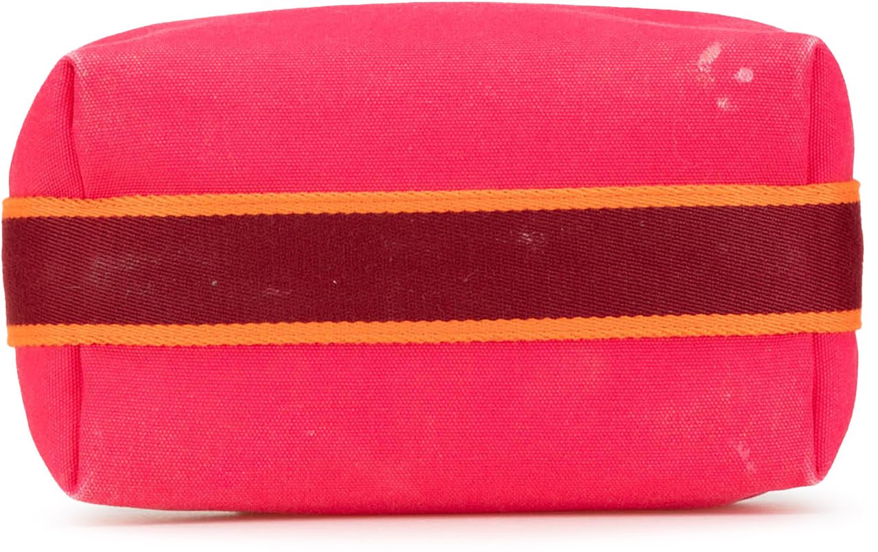 Hermès Small Toile Bride A Brac Case Roze