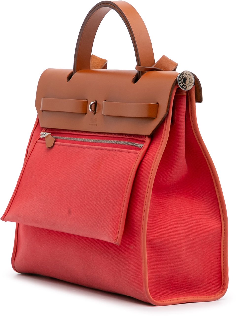 Hermès Toile Herbag Zip 31 Rood