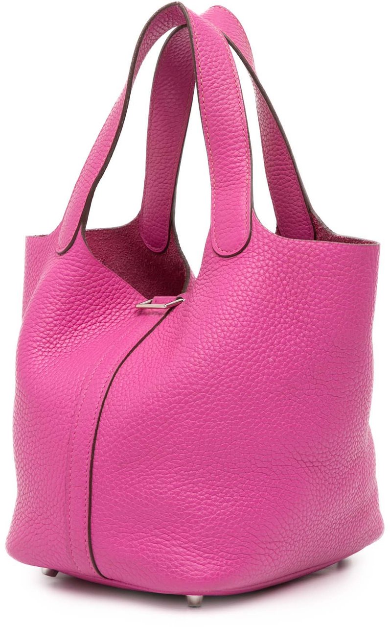 Hermès Clemence Picotin Lock 18 Roze