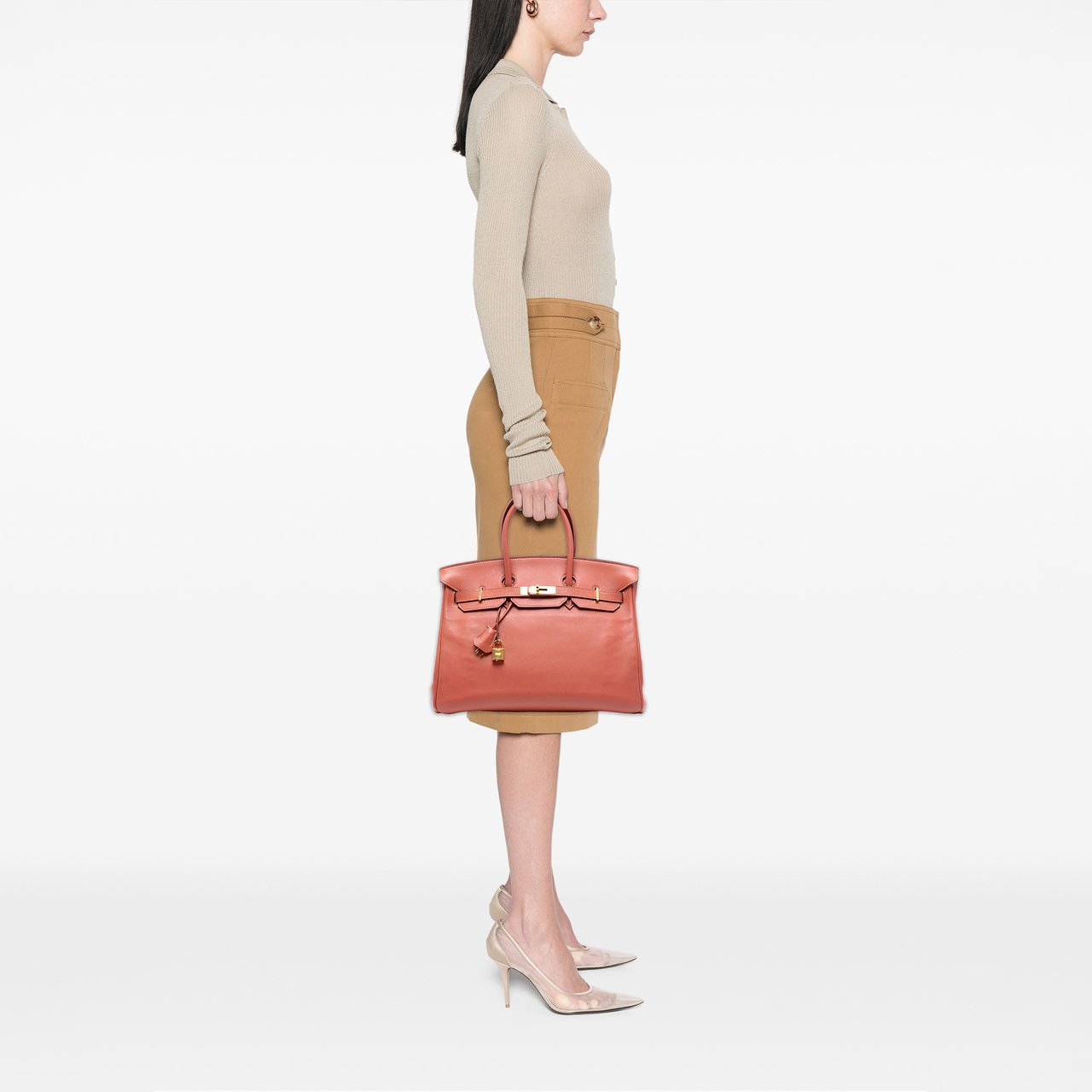 Hermès Swift Birkin Retourne 35 Roze