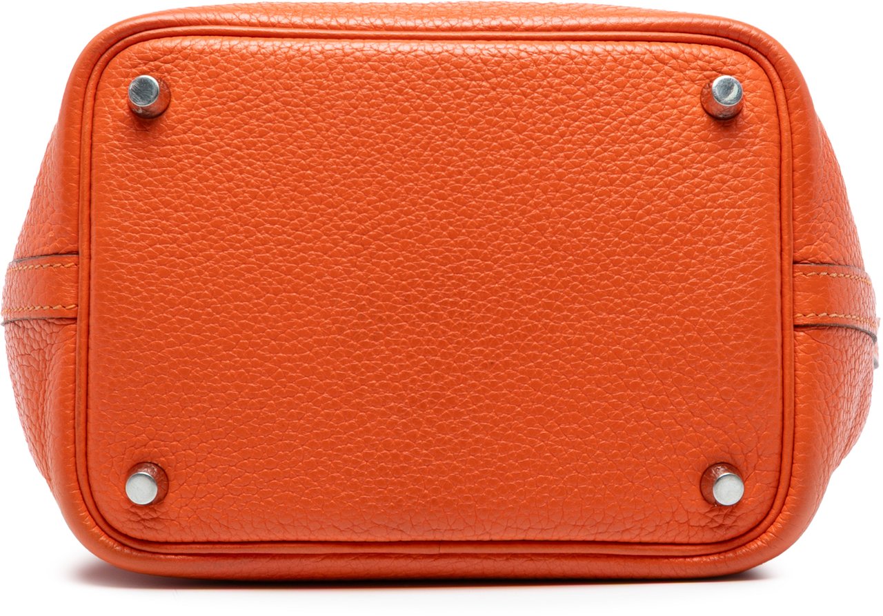 Hermès Clemence Picotin Lock 18 Oranje