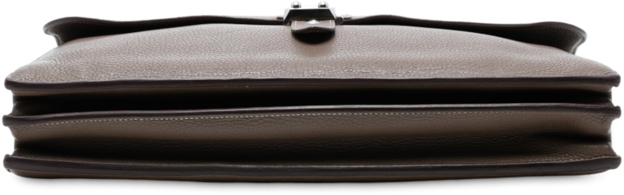 Hermès Togo Sac a Depeches 40 Bruin