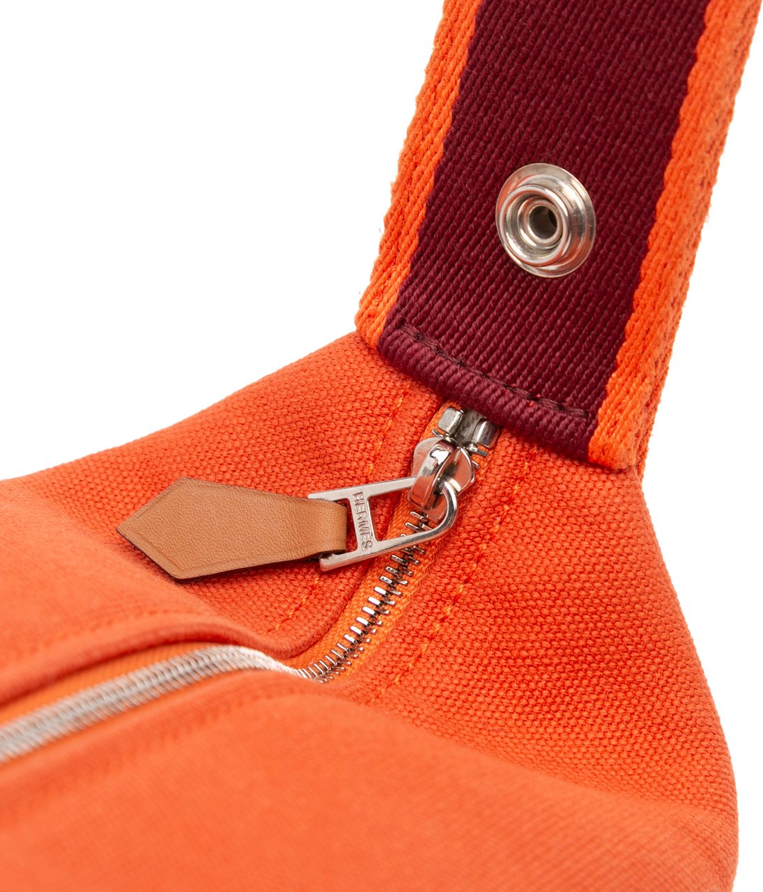 Hermès Small Canvas Bride A Brac Case Oranje