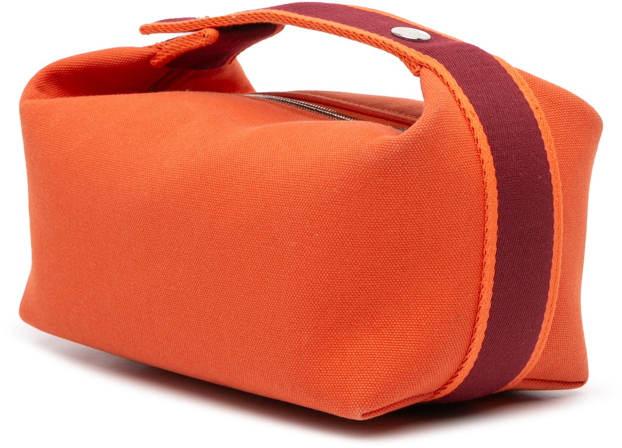 Hermès Small Canvas Bride A Brac Case Oranje