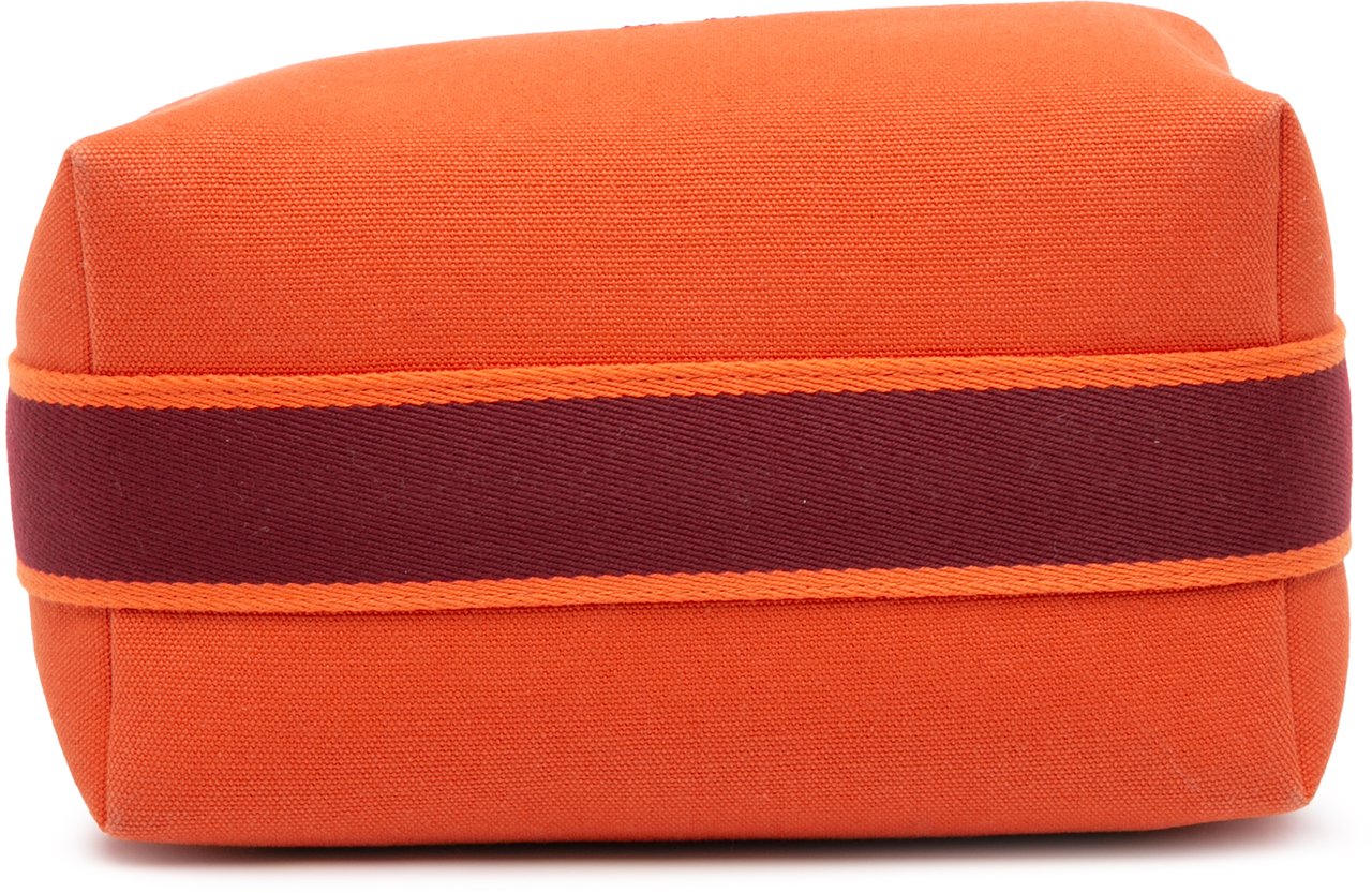 Hermès Small Canvas Bride A Brac Case Oranje