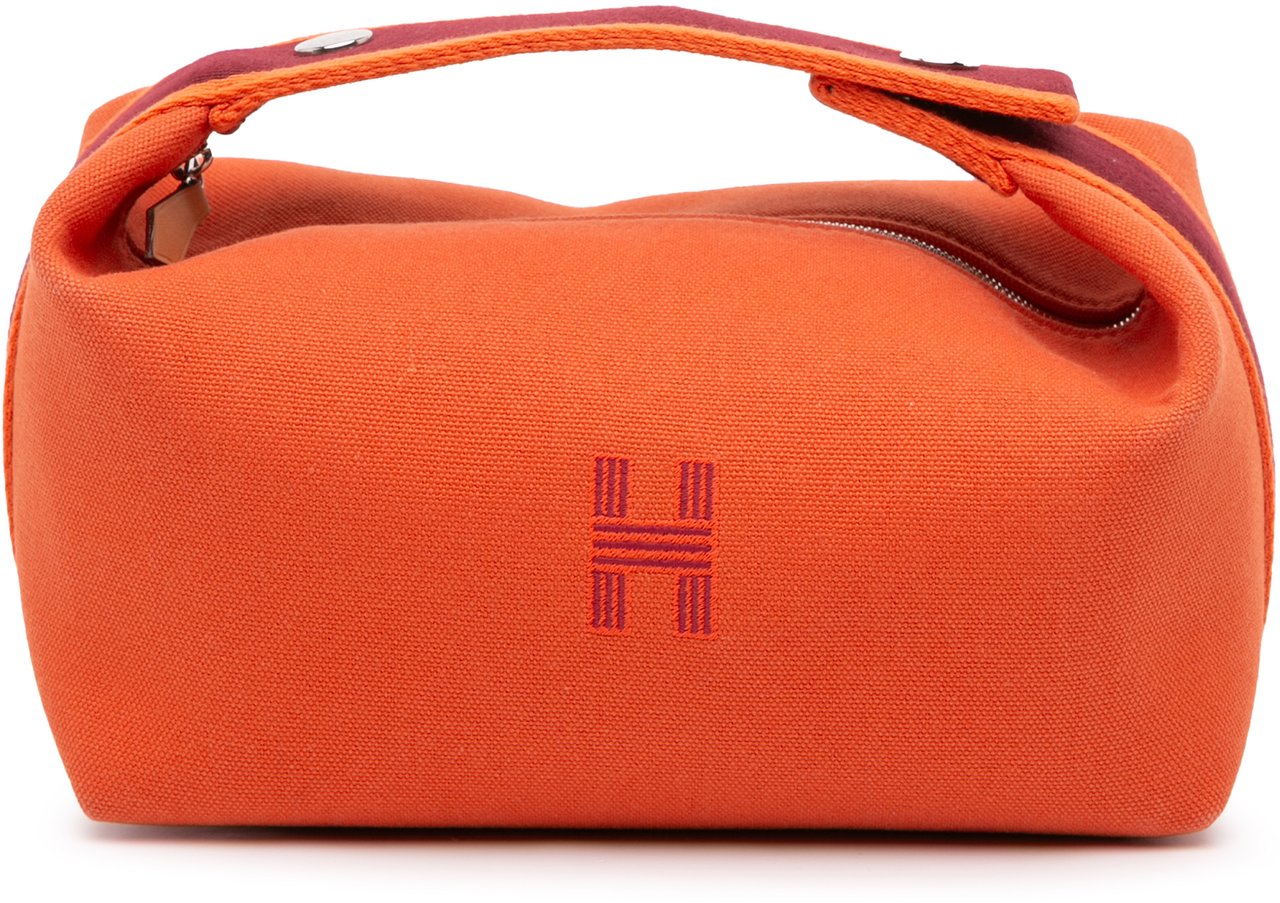 Hermès Small Canvas Bride A Brac Case Oranje