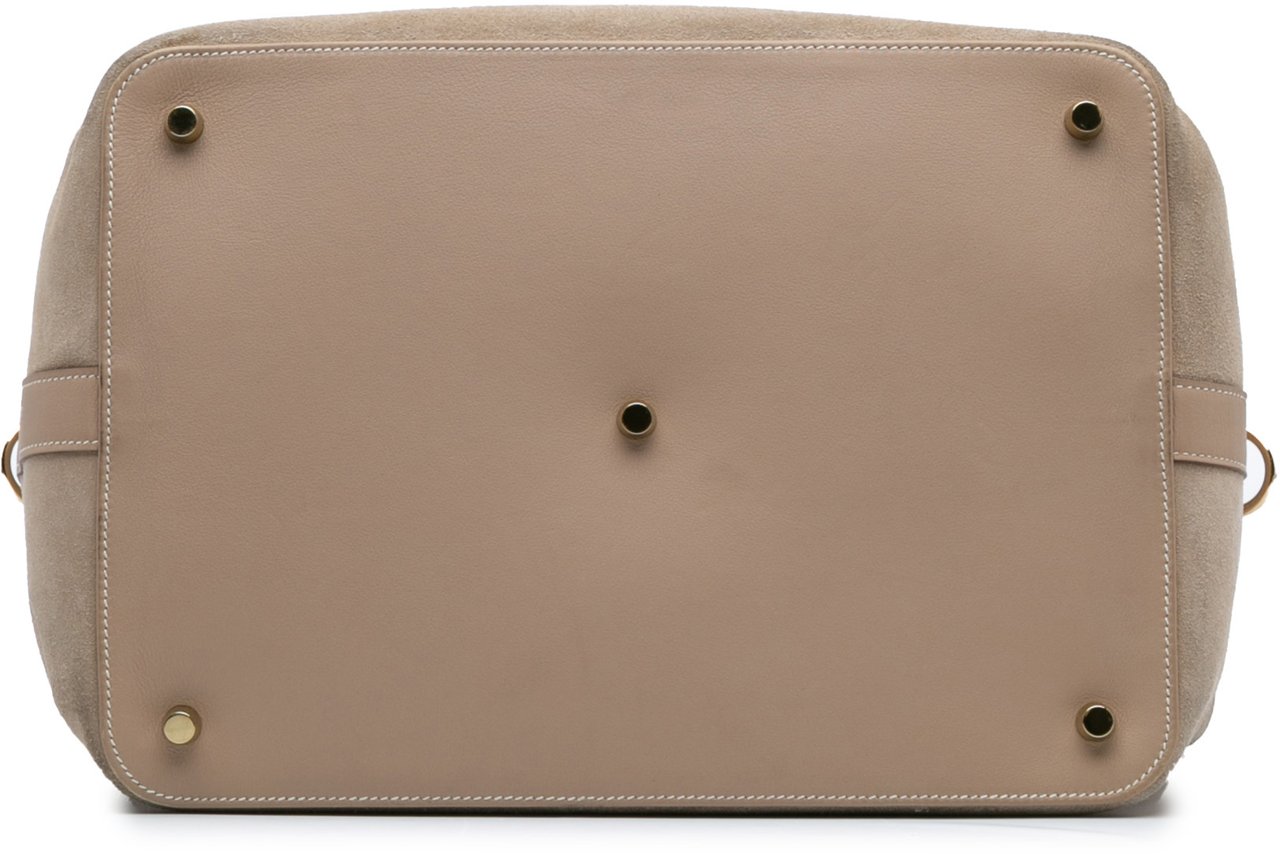 Hermès Veau Grizzly and Swift Toolbox 33 Bruin