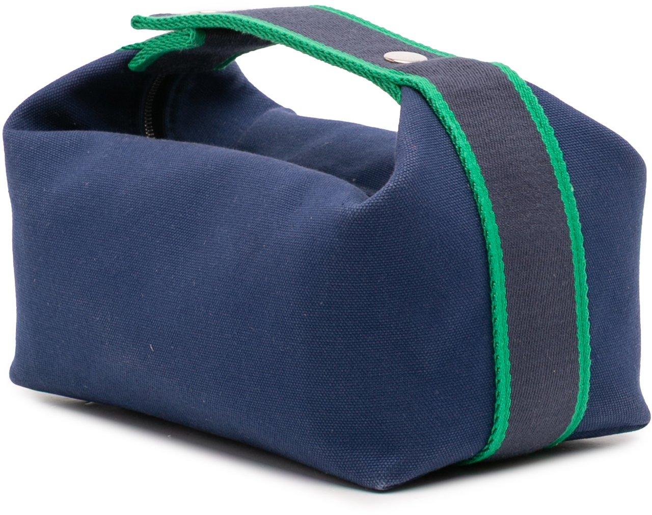 Hermès Small Toile Bride A Brac Case Blauw