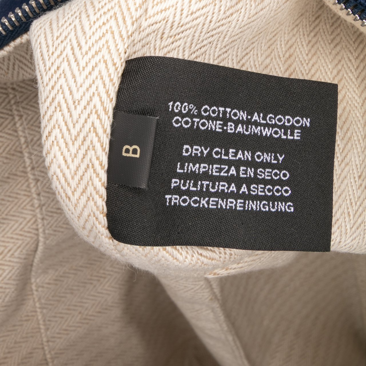 Hermès Small Toile Bride A Brac Case Blauw