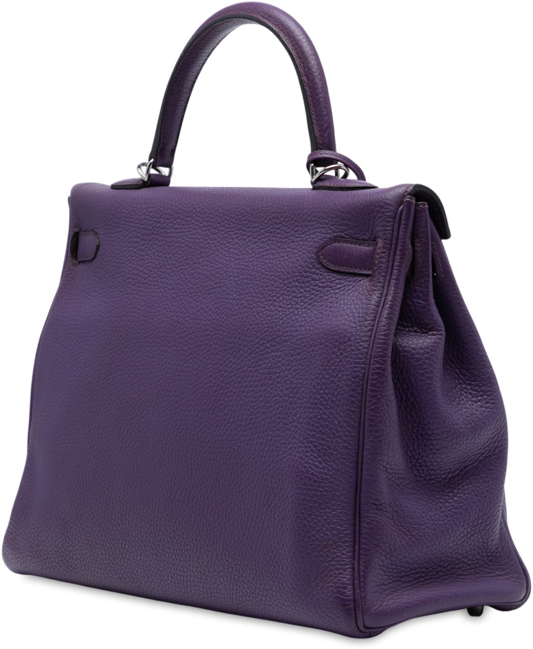 Hermès Togo Kelly II Retourne 35 Paars