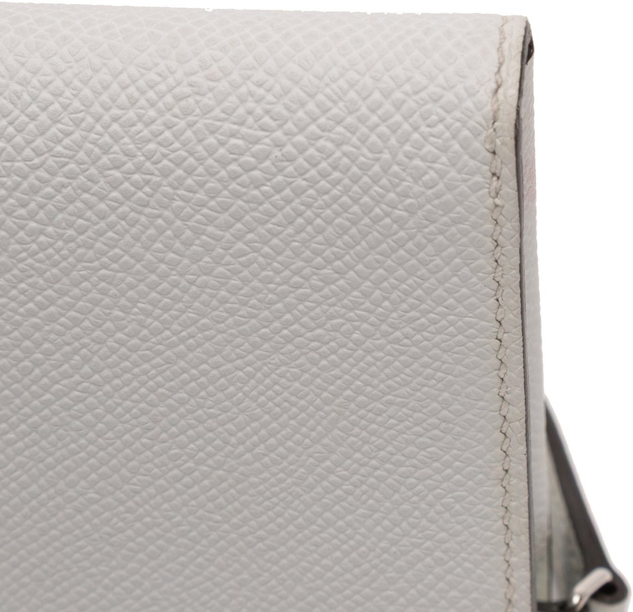 Hermès Epsom Maillon To Go Wallet Grijs