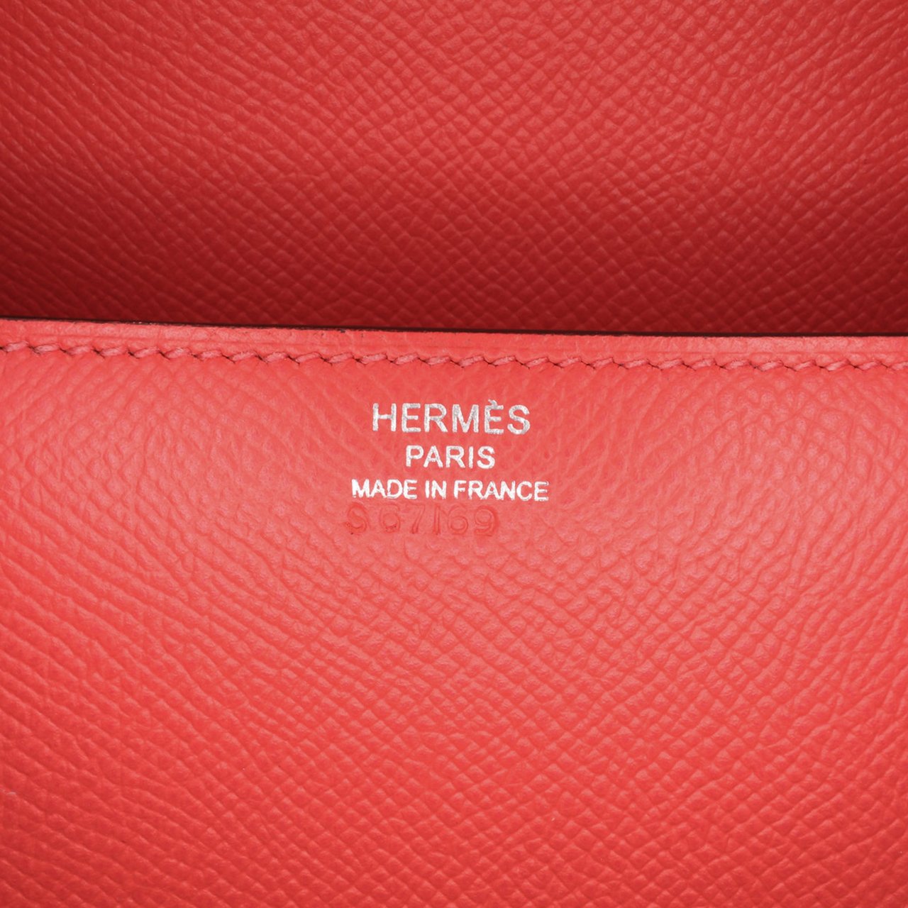 Hermès Epsom Cherche Midi Clutch 22 Rood
