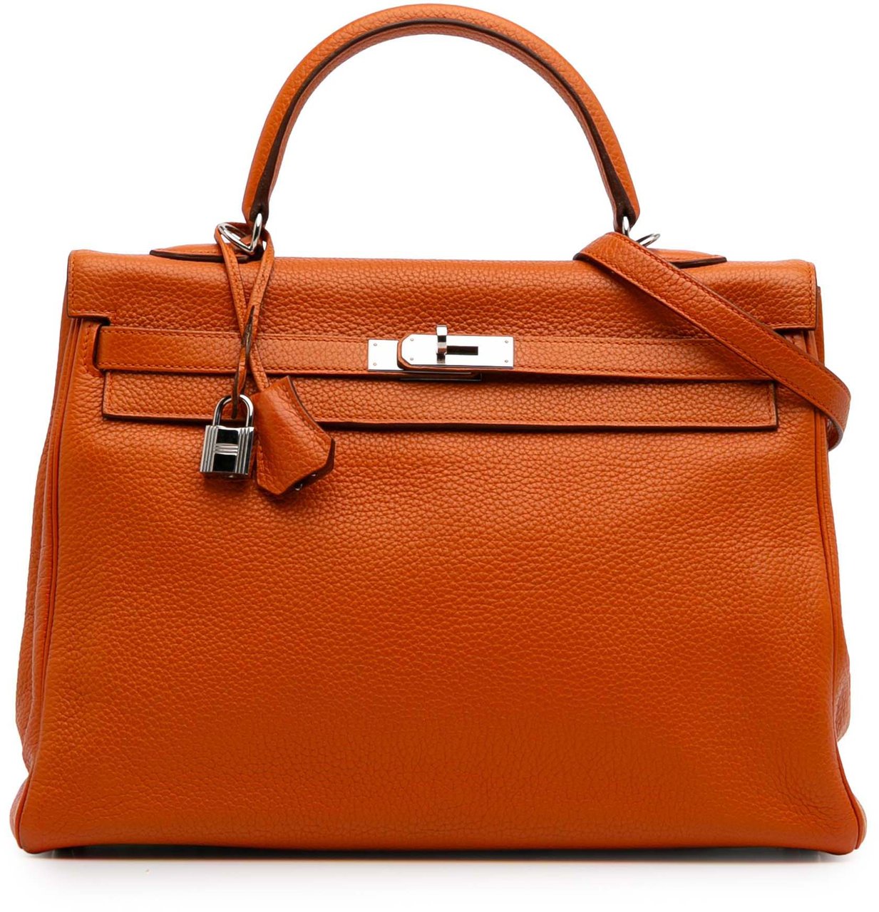 Hermès Togo Kelly II Retourne 35 Oranje