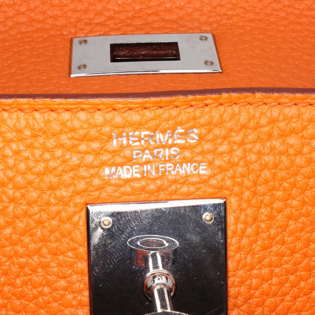 Hermès Togo Kelly II Retourne 35 Oranje