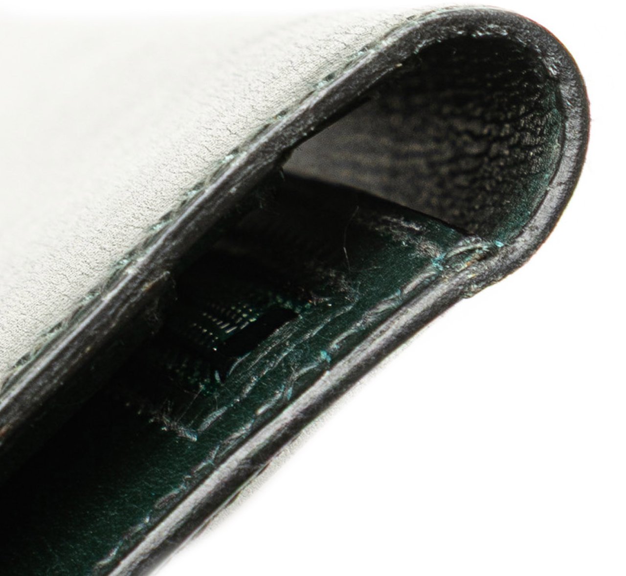 Hermès Box Calf Bearn Wallet Groen