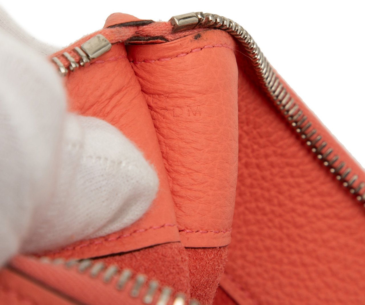 Hermès Medium Togo Bazar Pouch Oranje