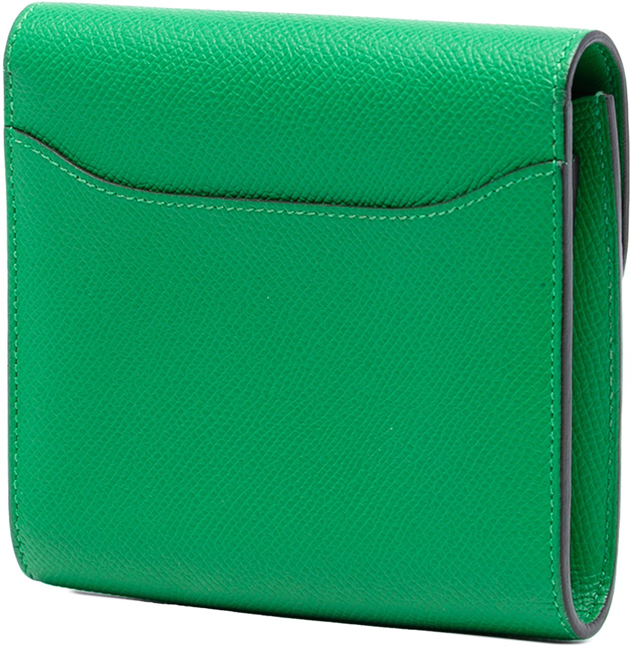 Hermès Epsom Constance Slim Wallet Groen