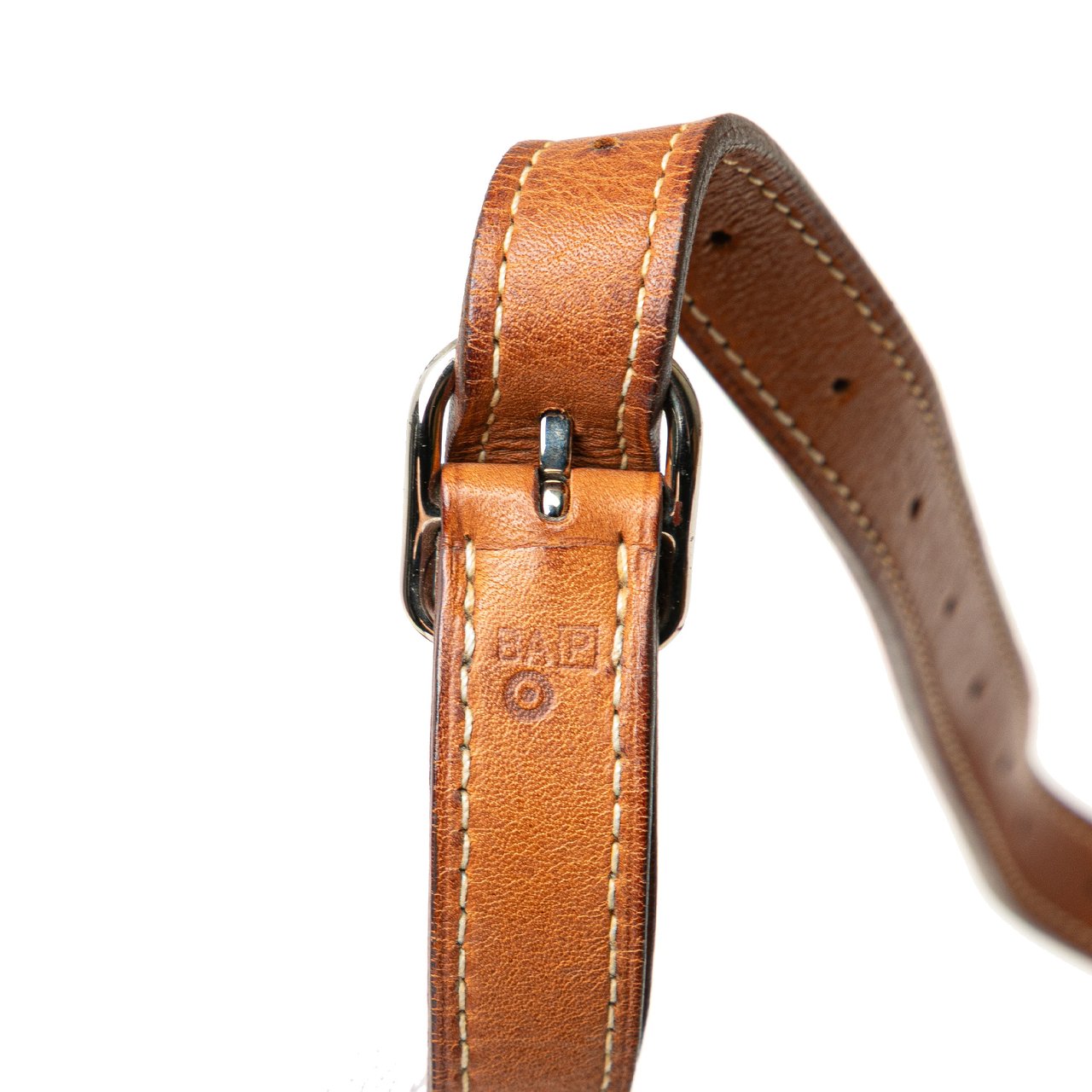 Hermès Clic Clac a Pois Silky City PM Bruin