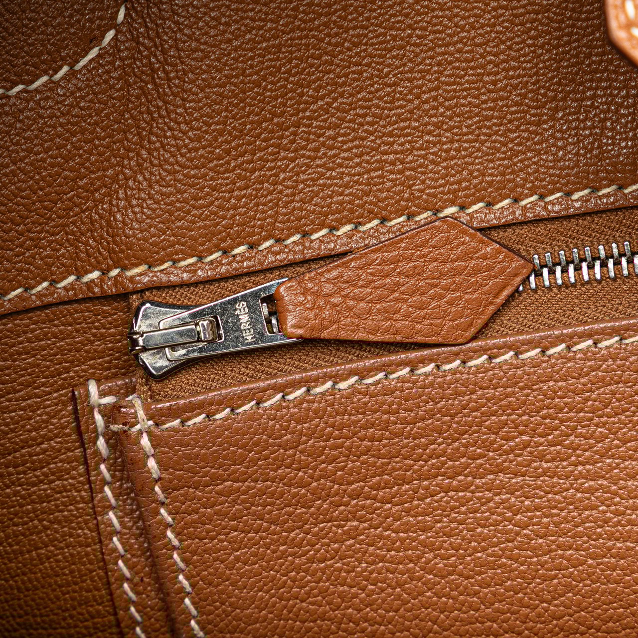 Hermès Togo Birkin Retourne 35 Bruin