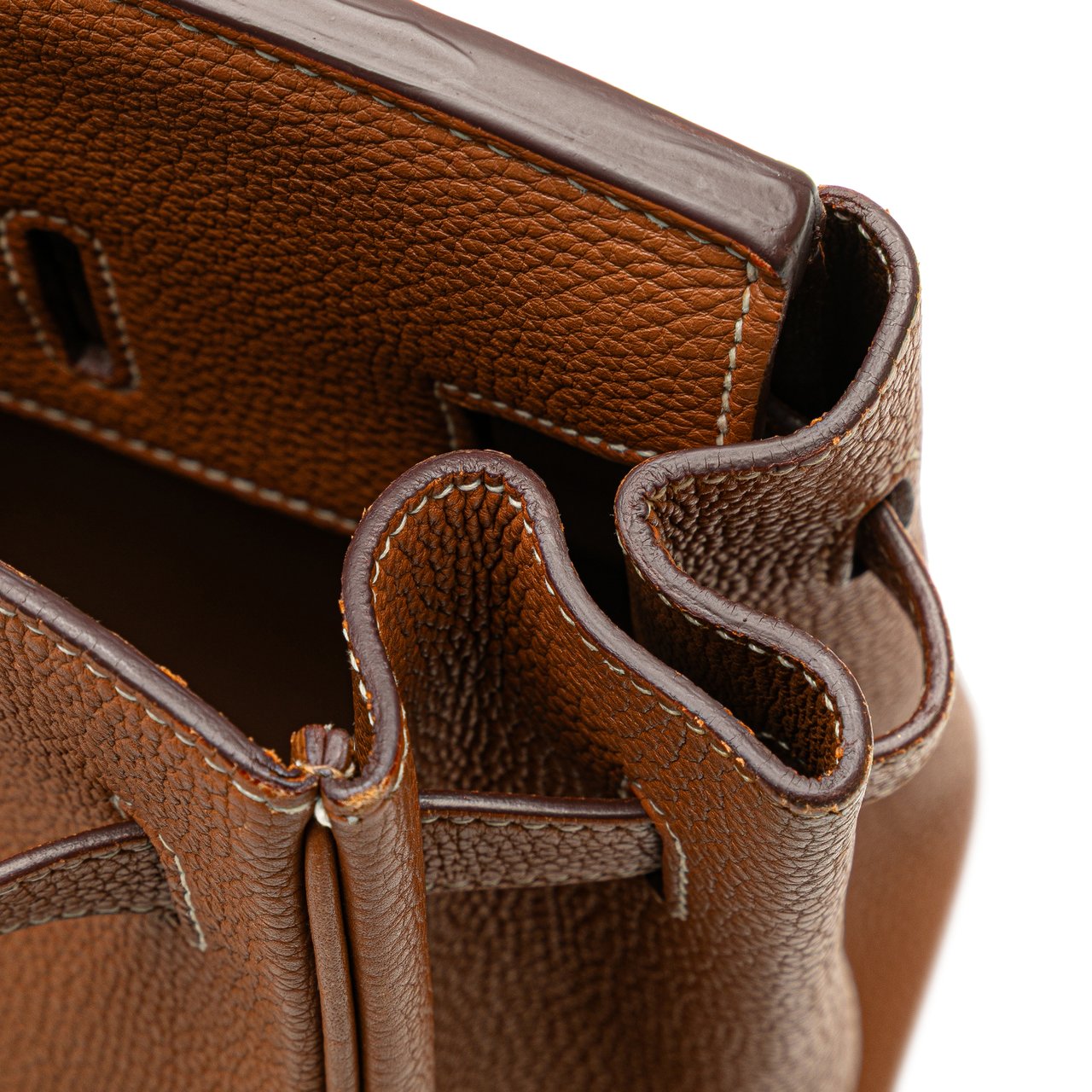 Hermès Togo Birkin Retourne 35 Bruin