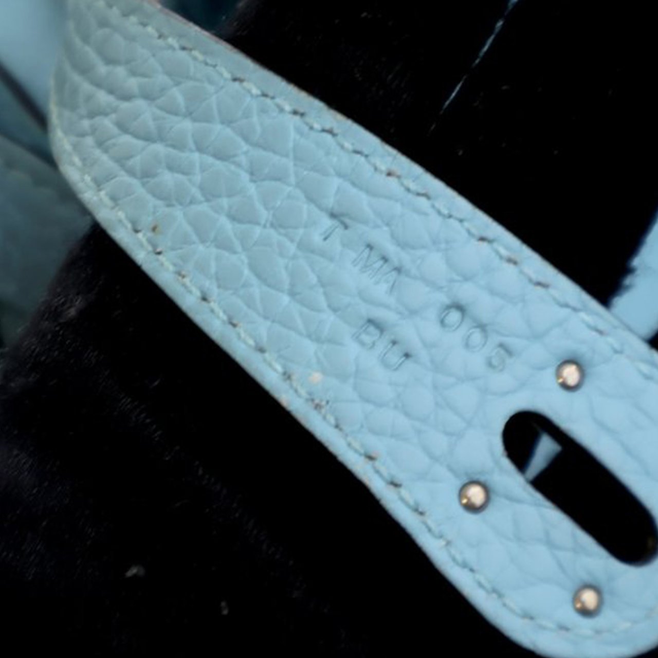 Hermès Clemence Lindy 30 Blauw