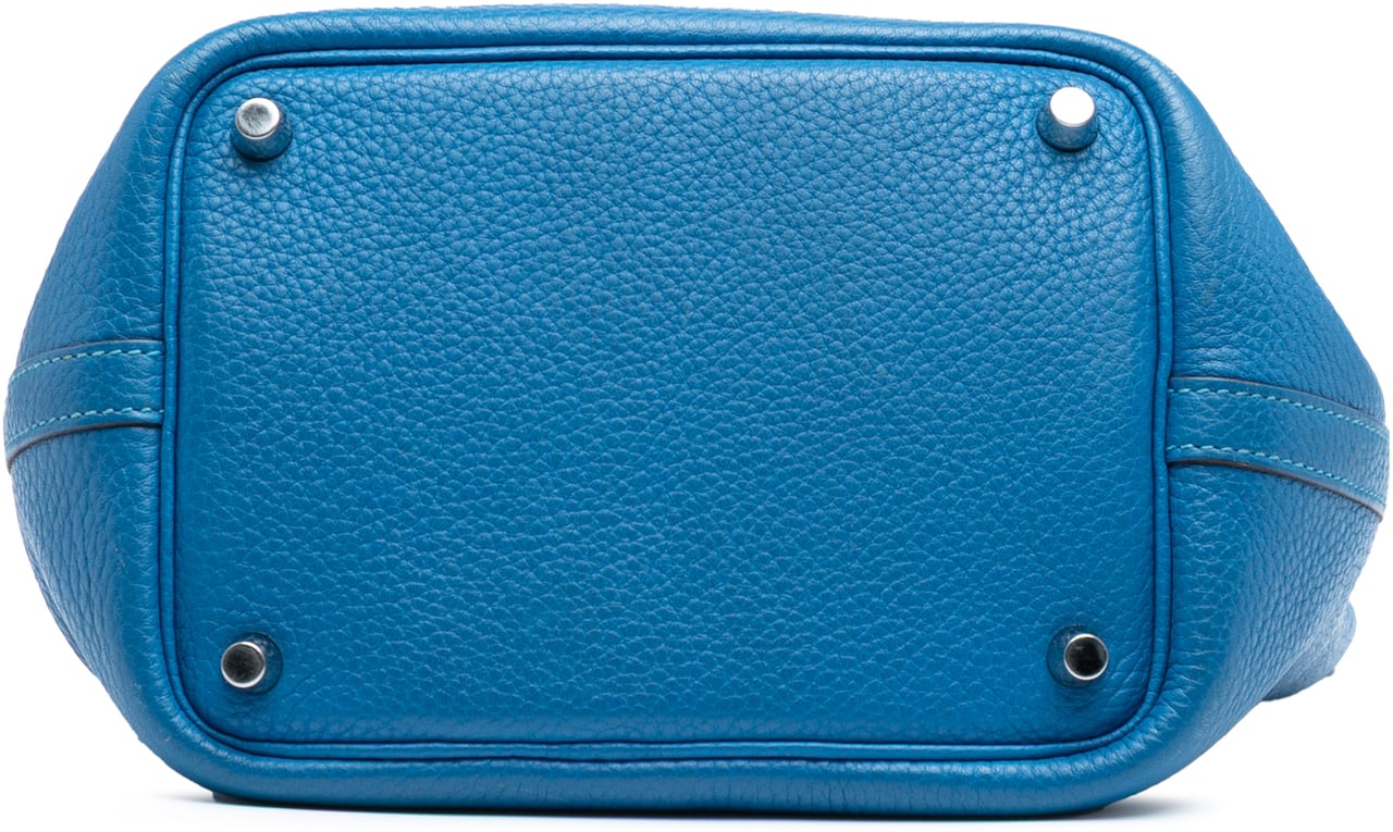 Hermès Clemence Picotin Lock 18 Blauw