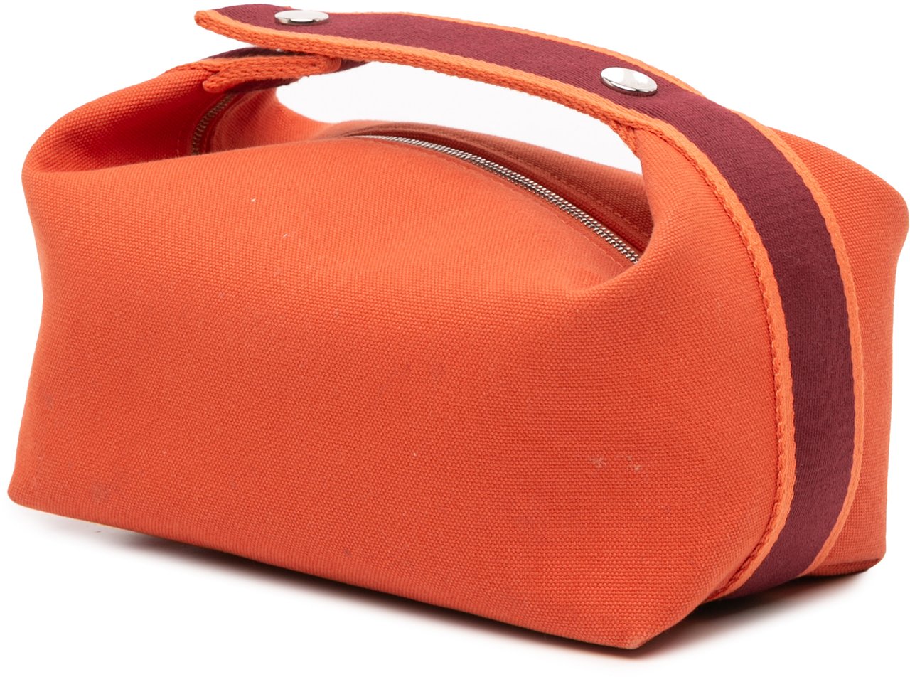 Hermès Small Canvas Bride A Brac Case Oranje