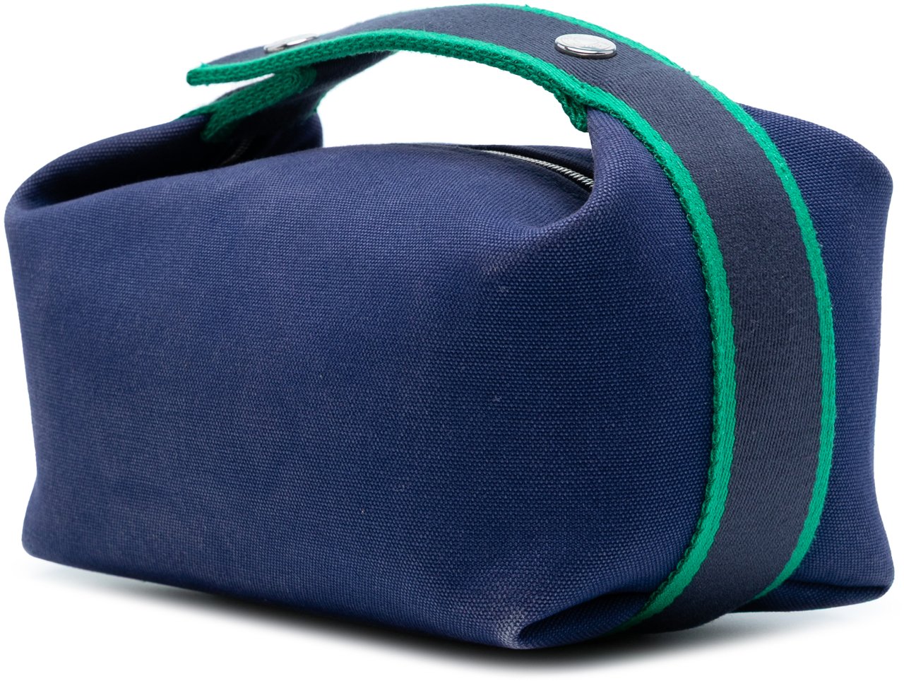 Hermès Small Toile Bride A Brac Case Blauw