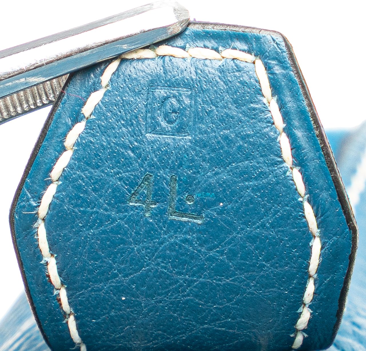 Hermès Clemence Bolide 35 Blauw